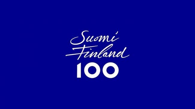 Logo de los 100 años de Independencia de Finlandia 