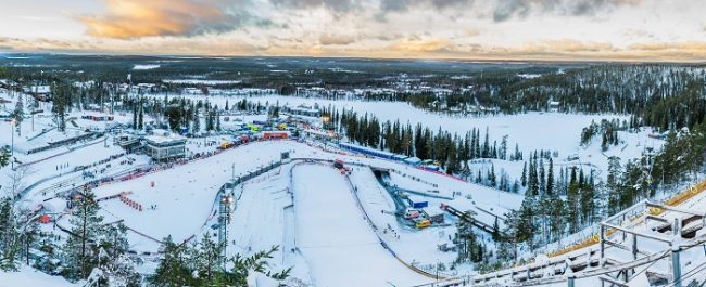 Las vistas desde la estación de esquí de Ruka son espectaculares