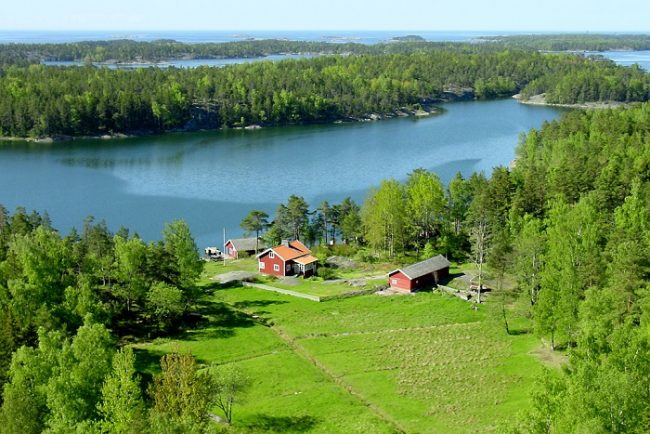 Casa en la isla de Älgö 