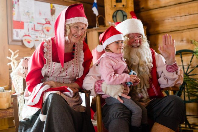 Papá Noel y mamá Noel nos esperan en Ruka 