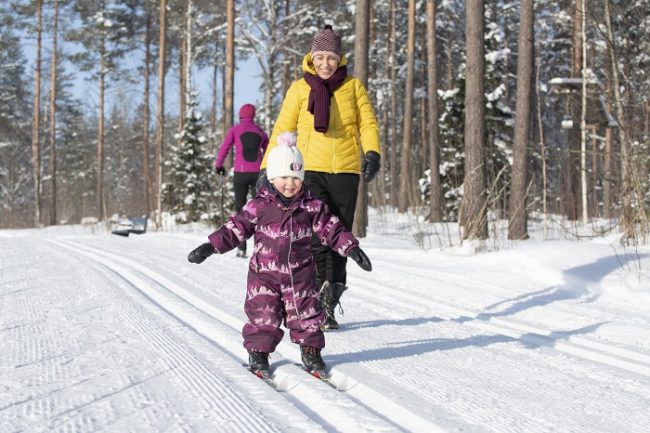 El esquí de fondo es muy popular en Finlandia 