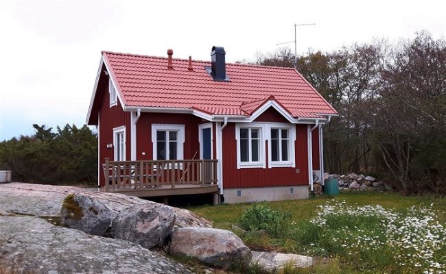 Una de las numerosas cabañas de alquiler en las islas Åland