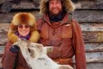 El pastor de renos en Laponia