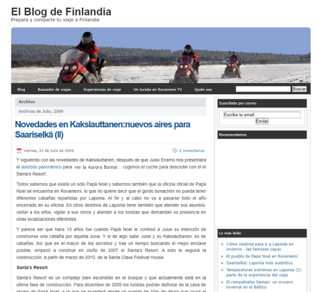 Así-era-la-portada-de-el-Blog-de-Finlandia-en-sus-inicios-en-el-año-2009_fotoElBlogDeFinlandia